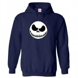  Scary Skellington Classic Unisex Kids and Adults Pullover Hoodie for Halloween									 									 									